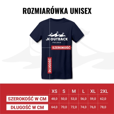 OUTBACK POLSKA - T-shirt GRANATOWY - Unisex